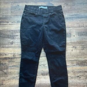 Signature by Levi Strauss Black Stretch Pull-On Jeggings